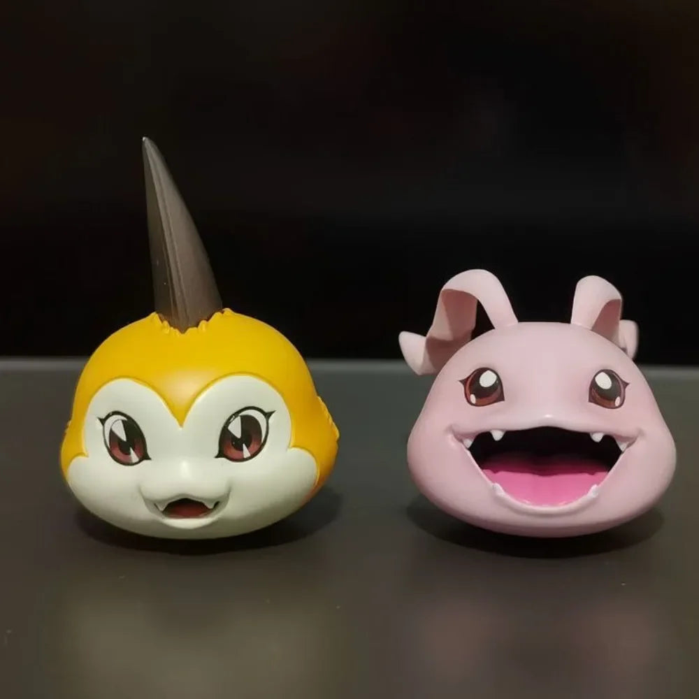 2-5cm Anime Digimon Adventure Figure Gabumon Pyocomon Koromon Mochimon Tokomon Plotmon Action Figures Model Collectible Toy Gift