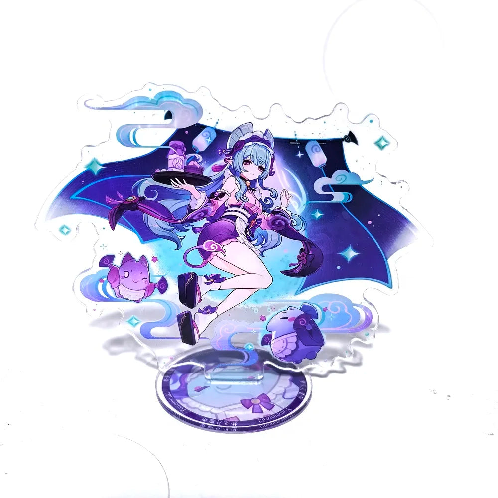 Anime Game Genshin Impact Stand Model Acrylic Action Figure Xilonen Kinich Mualani Creative Toy Gift