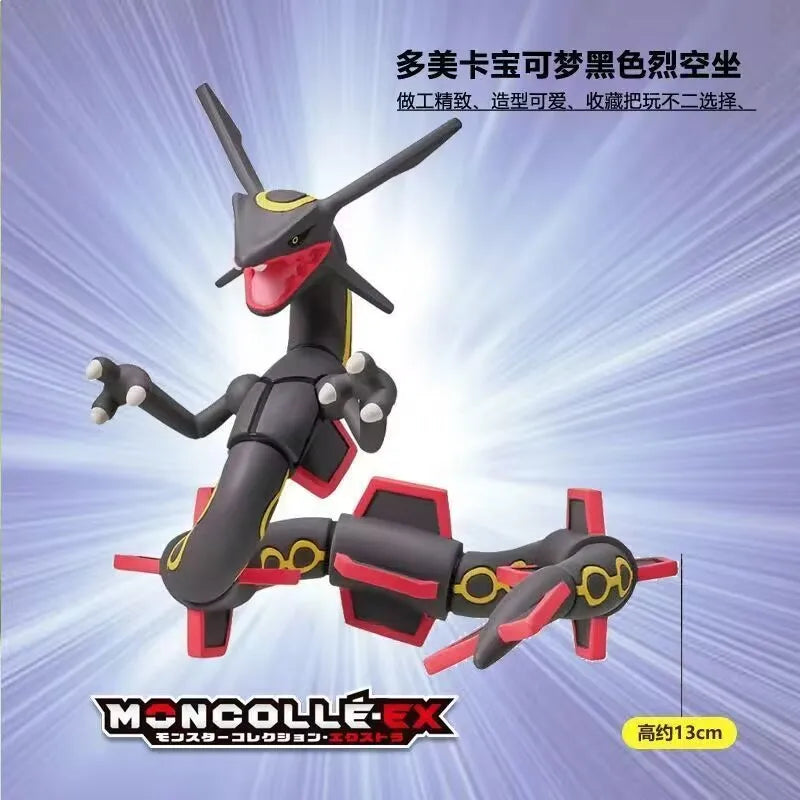 Takara Tomy Pokemon Figures Black Rayquaza Action Figure ML Series Collectible Model Ornament Resin Doll Birthday Gift