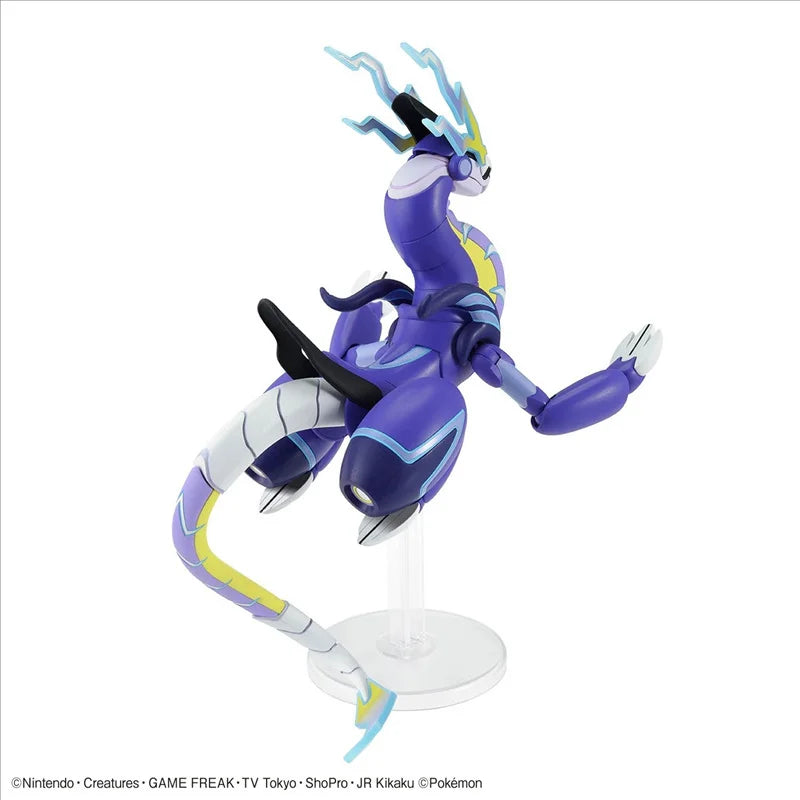 Bandai Original ポケモンプラモコレクション 59 セレクトシリーズ ミライドン Assembly Model Toys Collectible Model Ornaments Gifts