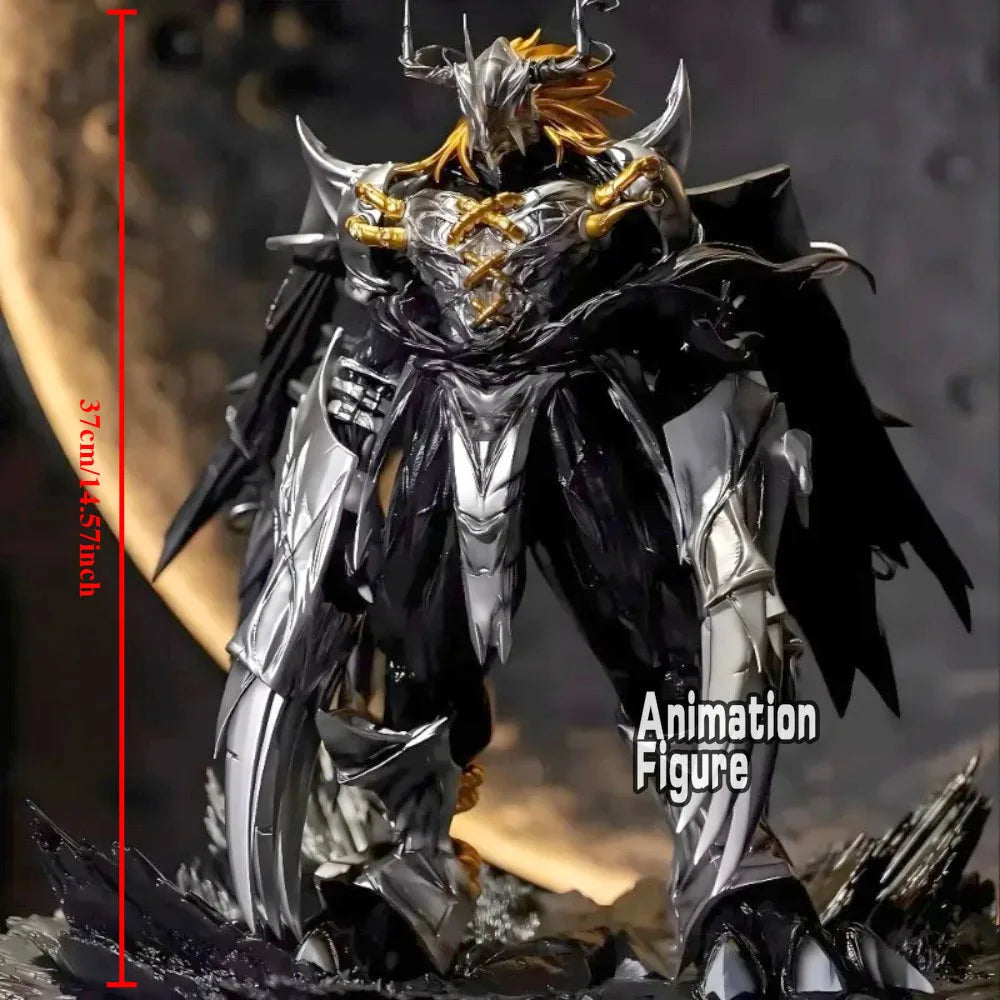 37cm/14.6in Anime Digimon Adventure Figure Huge Dark War Greymon Action Figures Pvc Collection Model Toys for Children Gifts