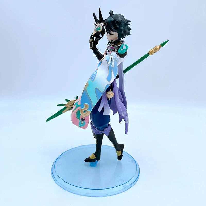 19cm Genshin Impact Anime Figure Xiao Action Figure Klee Paimon Qiqi Figurine PVC Desktop Ornaments Adult Collectible Model Toys