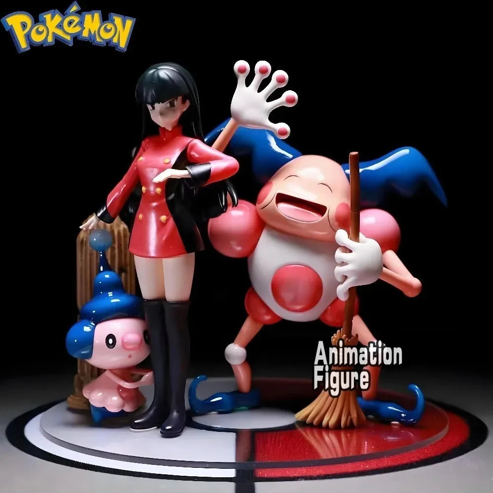5-9cm Anime Pokemon Figure Mr Mime Action Figures Pvc Statue Desktop Ornamen Collection Model Toys Gifts