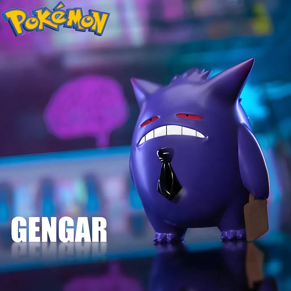 11.5cm/4.53in Anime Pokemon Figure Wage Earner Gengar Action Figures Pvc Statue Collection Model Toys Gifts