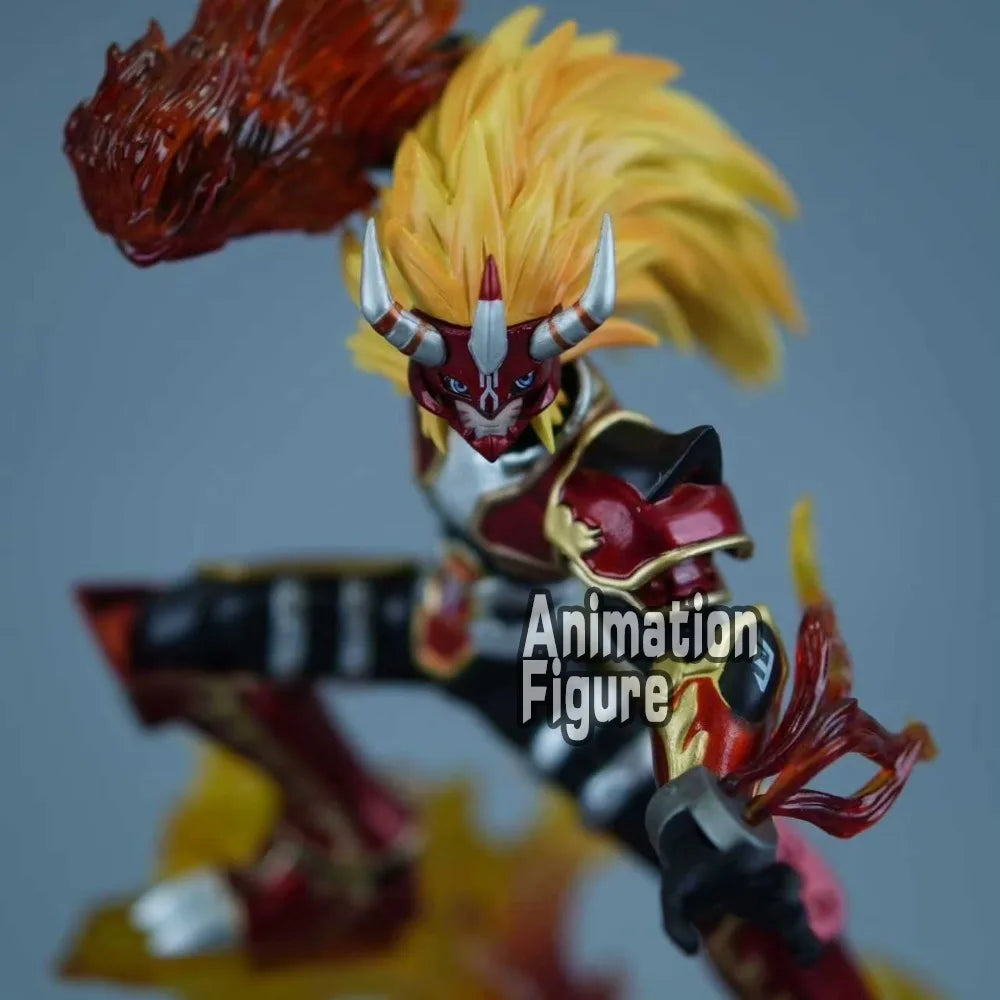 26cm/10.24in Anime Digimon Adventure Figure Agnimon Action Figures Pvc Collection Model Toys for Children Gifts