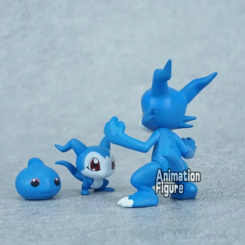2-6cm Anime Digimon Adventure Figure V-mon Combination Action Figures Pvc Collection Model Toys for Children Gifts