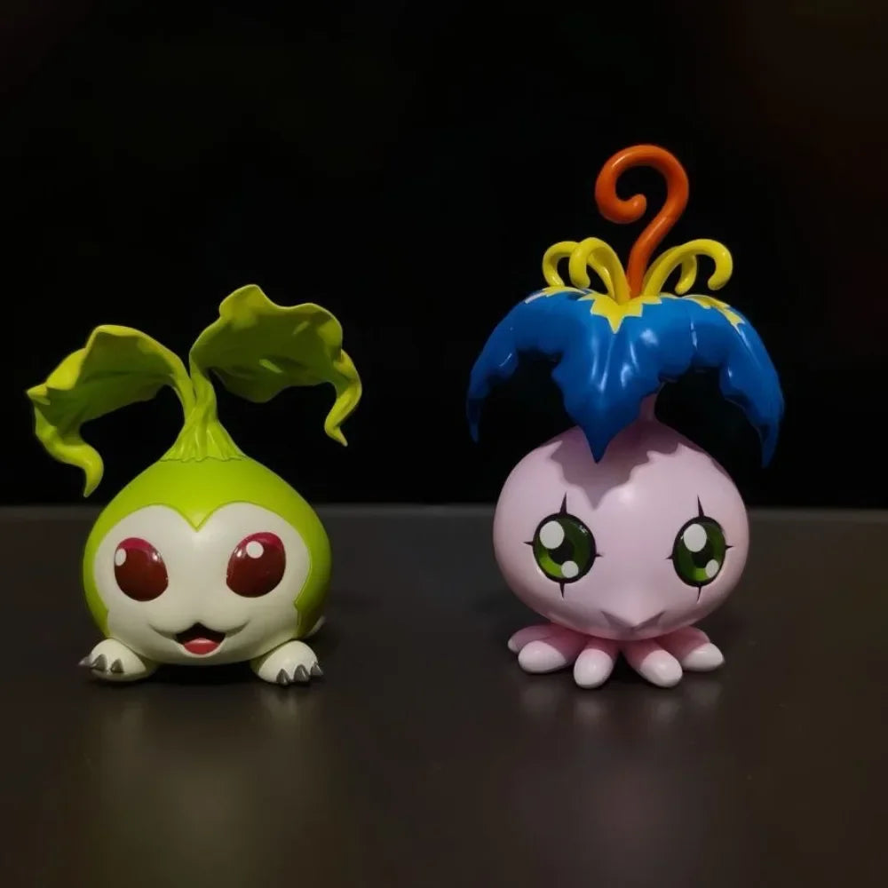 2-5cm Anime Digimon Adventure Figure Gabumon Pyocomon Koromon Mochimon Tokomon Plotmon Action Figures Model Collectible Toy Gift