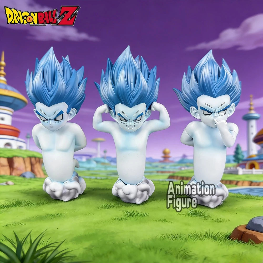 14.5cm/5.71in Anime Dragon Ball Z Figure Gotenks Ghost Action Figures Pvc Noctilucent Collection Model Toys for Children Gifts