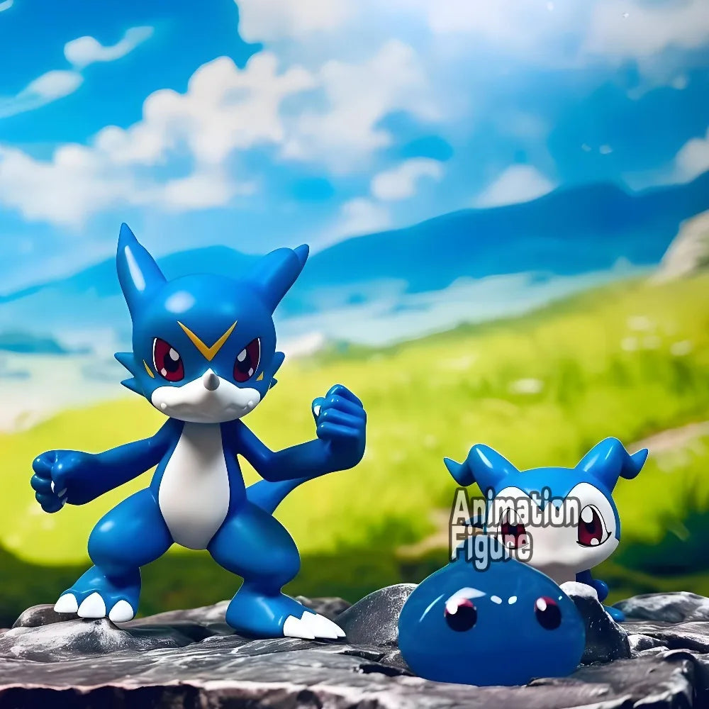 2-6cm Anime Digimon Adventure Figure V-mon Combination Action Figures Pvc Collection Model Toys for Children Gifts