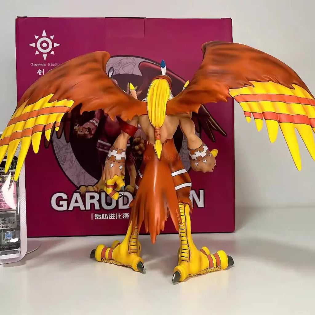 Digimon Adventure Figures Garudamon Figure Cute Stand Entirely Body Garuda Anime Model Pvc Statue Doll Collection Decor Toy Gift