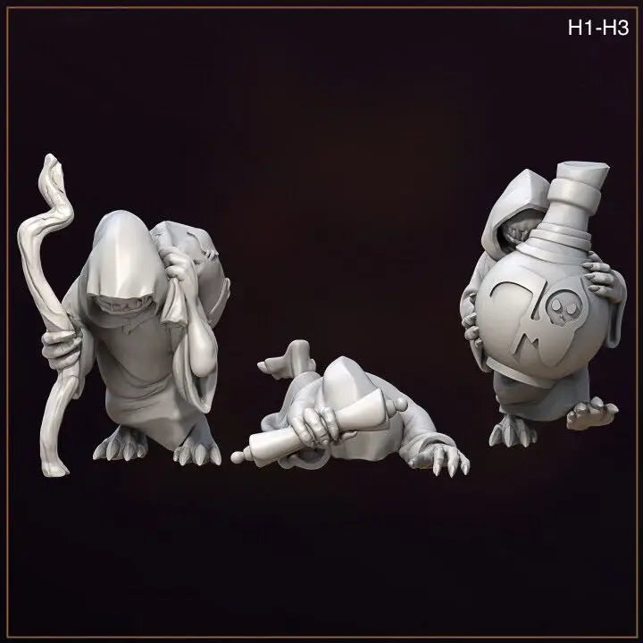 32mm , miniature model resin figure ，Merchants of the dark alley , Unassembled and unpainted kit