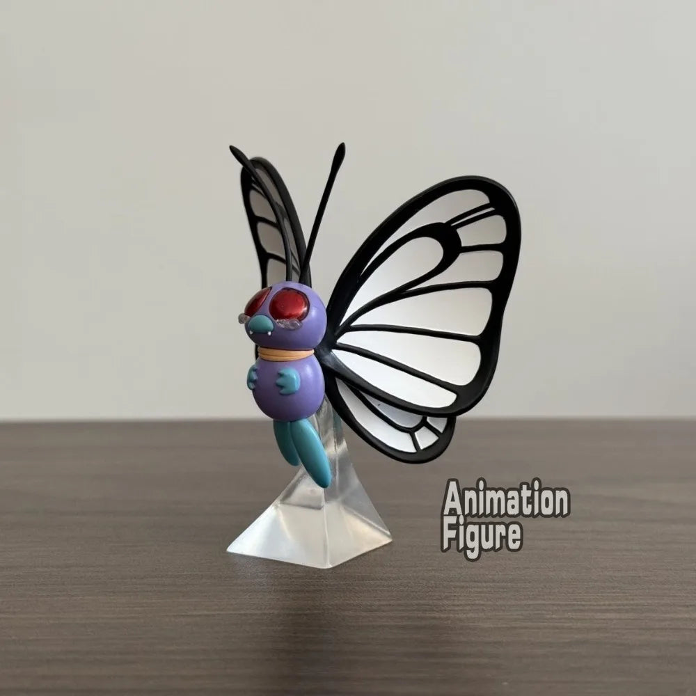 6.5cm/2.56in Anime Pokemon Figure Butterfree Action Figures Pvc Collection Model Toys for Children Gifts