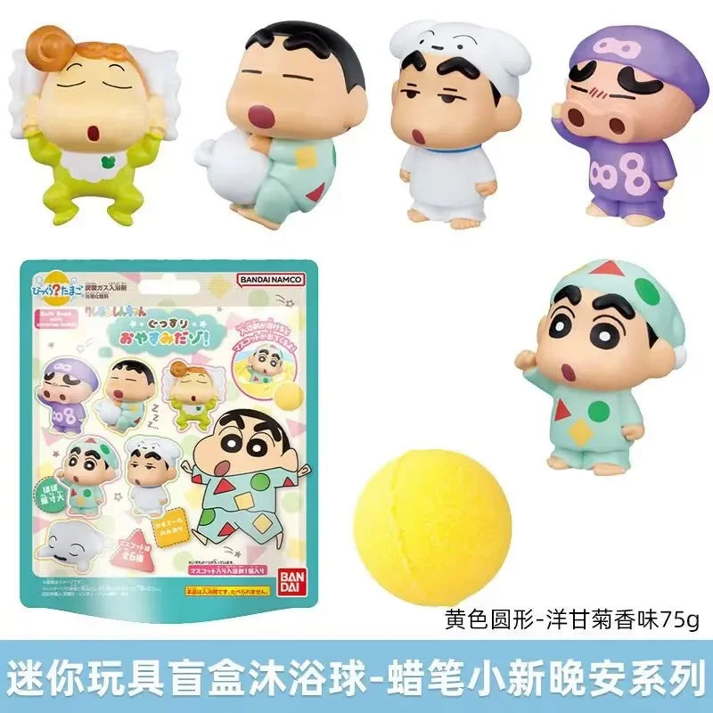 Original Bandai Pikachu Pokemon Children's Bath Ball Blinds Boxs Toys Ornament Action Figures Randomly Sent Toys