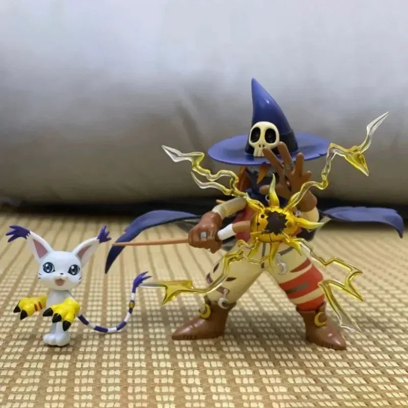 3.5-11.5cm Anime Digimon Adventure Figure Wizarmon and Tailmon Action Figures Pvc Statue Collection Model Toys Gifts