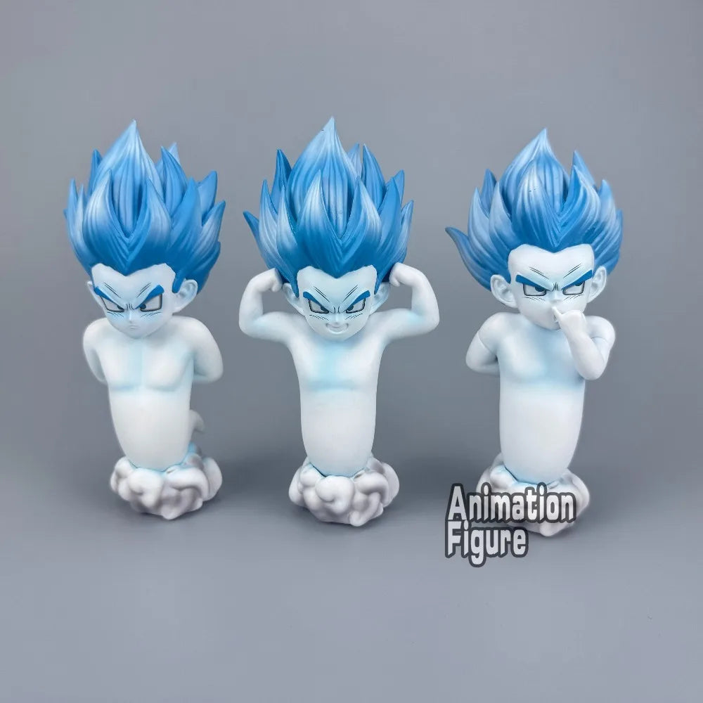 14.5cm/5.71in Anime Dragon Ball Z Figure Gotenks Ghost Action Figures Pvc Noctilucent Collection Model Toys for Children Gifts
