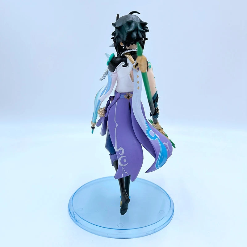 19cm Genshin Impact Anime Figure Xiao Action Figure Klee Paimon Qiqi Figurine PVC Desktop Ornaments Adult Collectible Model Toys