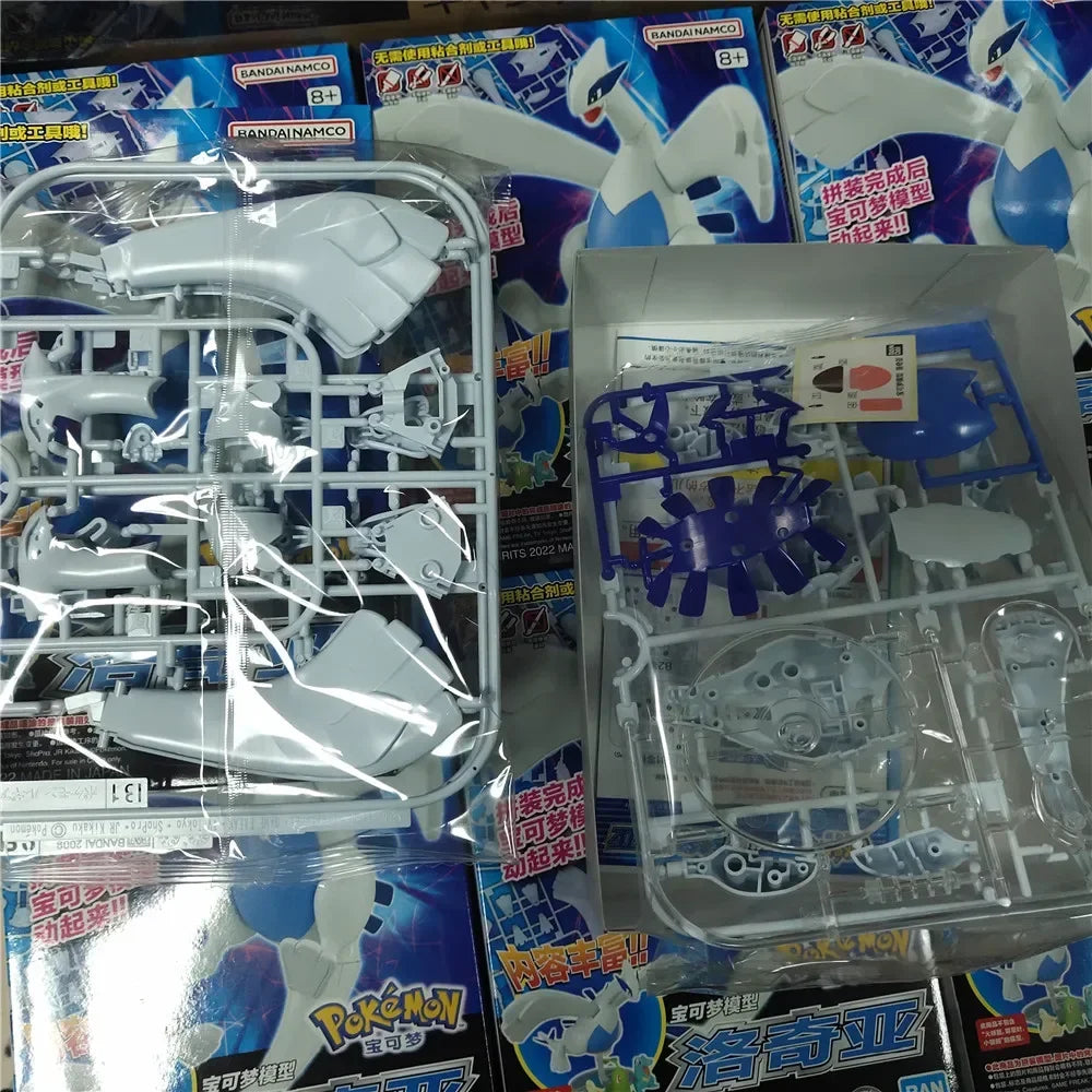 Original Bandai Pokemon POKEPLA LUGIA Assemble PVC Action Figures Pokemon Figurine Model Toys Anime Figure Ornaments Toys
