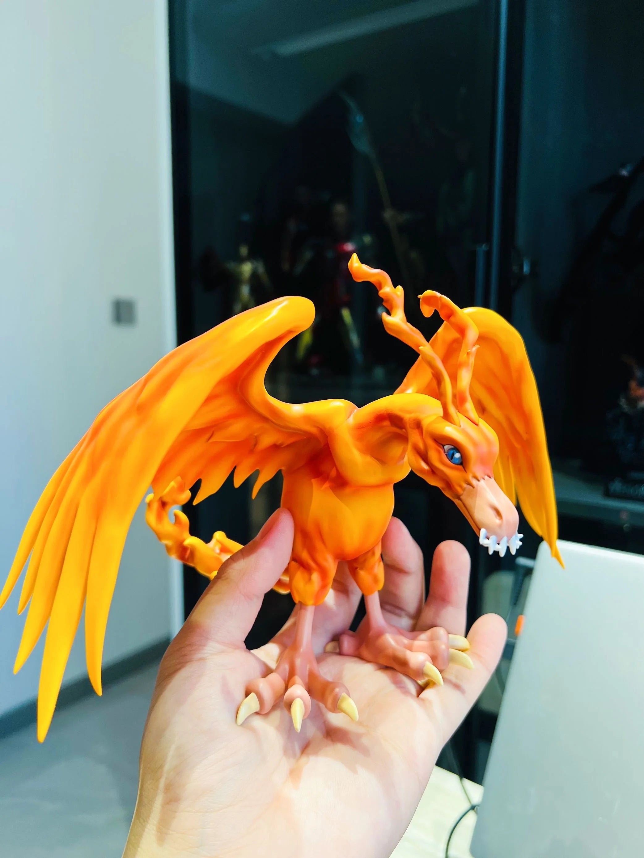 Digimon Adventure Figures Garudamon Figure Cute Stand Entirely Body Garuda Anime Model Pvc Statue Doll Collection Decor Toy Gift