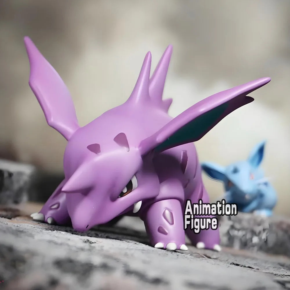 2-6cm Anime Pokemon Figure Nidoqueen And Nidoking Action Figures Pvc Collection Model Toys for Children Gifts