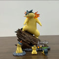 13cm/5.12in Anime Digimon Adventure Figure Typhlosion Combination Action Figures Pvc Statue Collection Model Toys Gifts