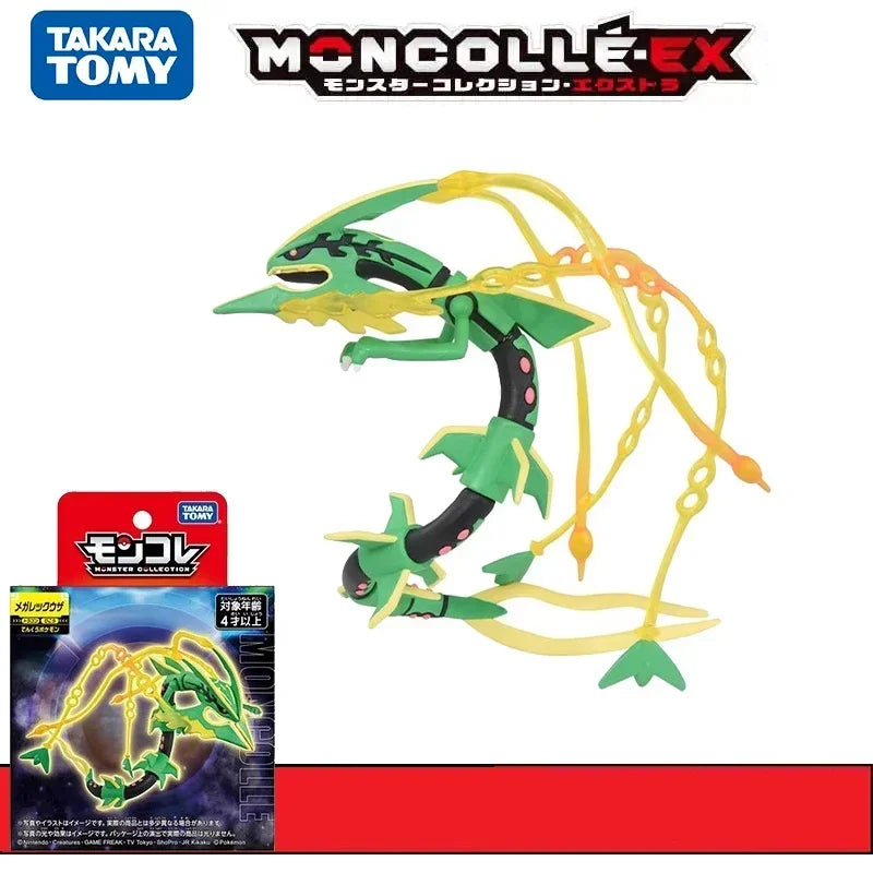 Takara Tomy Pokemon Figures Black Rayquaza Action Figure ML Series Collectible Model Ornament Resin Doll Birthday Gift