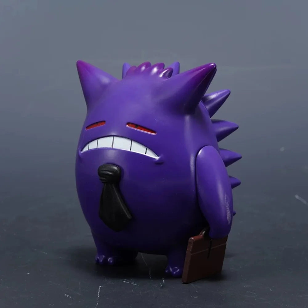 11.5cm/4.53in Anime Pokemon Figure Wage Earner Gengar Action Figures Pvc Statue Collection Model Toys Gifts